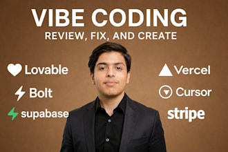 build, review, fix web apps with lovable, bolt, cursor, supabase, stripe, base44