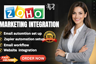 integrate zoho crm zoho mailchimp integration zoho zapier automation zoho flow