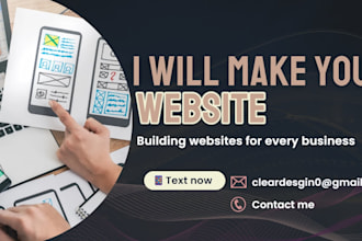 build a free demo modern and responsive website