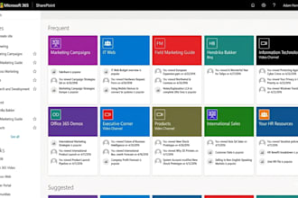 design a professional sharepoint intranet portal for your business