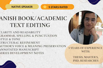 professionally edit your book or academic text