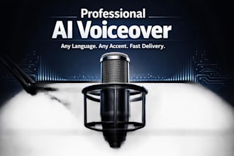 create a professional ai voiceover in any language or accent