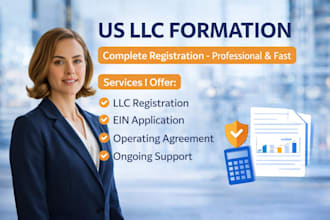 complete US llc formation and registration for your business