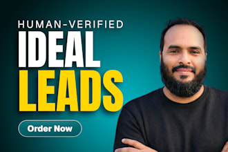 build human verified ideal custom b2b email leads for outbound sales