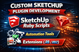 build sketchup extensions and plugins using ruby API