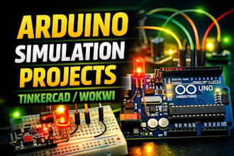 create arduino simulation projects on tinkercad and wokwi