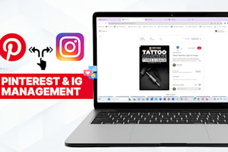 be your pinterest manager and instagram manager