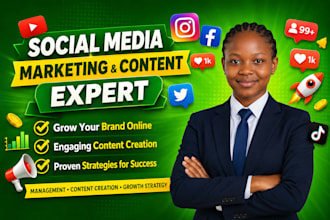 be social media marketing manager social media content creator social media post