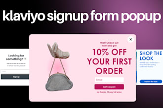 setup klaviyo signup form