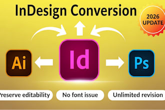 convert PDF to editable indesign, illustrator or photoshop