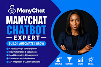 create a manychat chatbot for your business