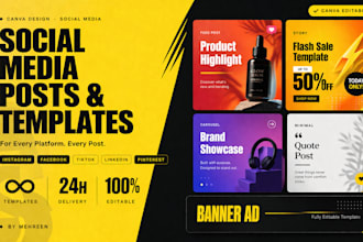 design canva social media templates and instagram posts