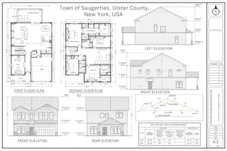 do architecture city permit blueprint, floor plans, site plan, fire safety plan