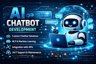 build a custom ai chatbot for website or business