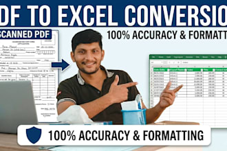 convert pdf scanned documents or images to excel and CSV