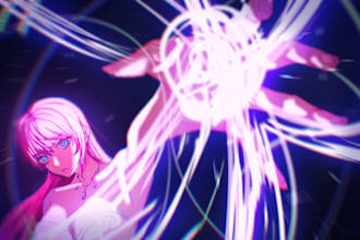anime illustrations and characters