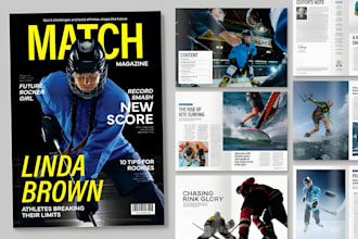 design professional magazine ad, catalog, brochure, booklet and editorial layout