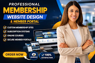 build membership website member portal and subscription system