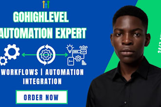 build gohighlevel ai marketing automation workflows and crm integration expert