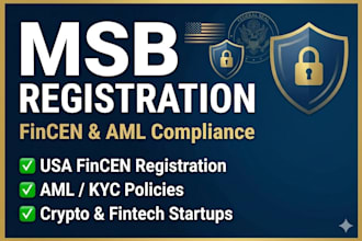 handle US and canada msb registration and compliance filing