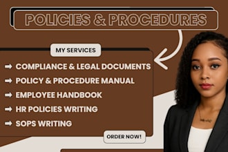 do professional policy and procedure manual, sop, HR policy, employee handbook