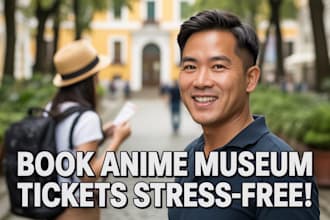 buy ghibli museum tickets and handle tokyo reservation for you