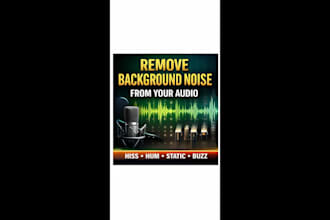 remove background noise, hum, hiss, and echo from your audio