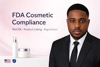 register your cosmetic products under fda mocra compliance