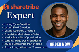 build and setup sharetribe marketplace