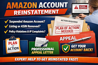 reinstate your amazon account suspension section 3 asin and brand registry issue