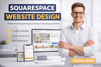 squarespace website design squarespace redesign squarespace landing page design