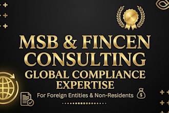 be your professional msb consultant for msb license and aml