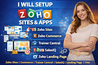 zoho sites zoho commerce trainer central zoho salesiq zoho landing page zoho one