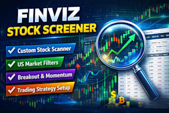 setup finviz stock screener to scan US market stocks using your trading filters