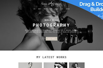 design wordpress photography website portfolio website wedding photography