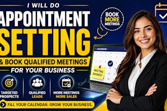 do appointment setting and book qualified meetings for your business