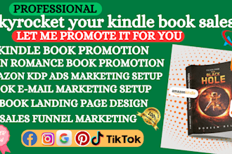 do amazon KDP book promotion kindle ebook marketing book advertising book sales