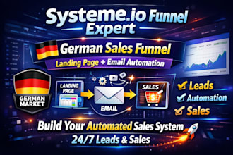 design german systeme io sales funnel for online courses,german lead generation