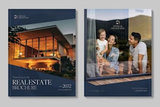 design ppm real estate brochure and post flyers for social media, instagram post