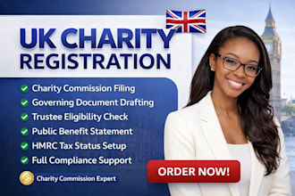 register your UK charity with charity commission