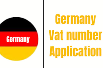 apply for german vat number and eori for marketplace