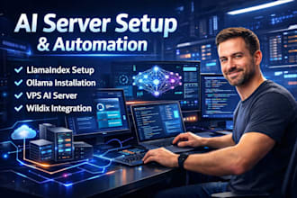 install and setup llama index ollama, vps server with wildix