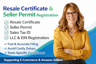 get resale certificate, seller permit, sales tax id in US