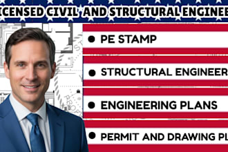permit engineering plans, structural and civil for california and florida