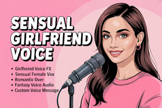 record sensual girlfriend voice, romantic, asmr, fantasy, sfw