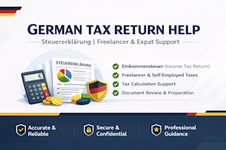 assist with german tax return, steuererklarung and tax consulting