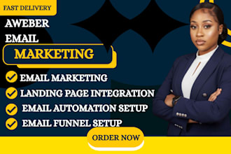 do aweber email marketing automation sequence campaign setup newsletter