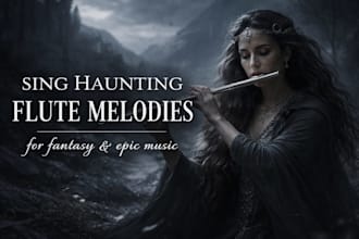 sing haunting flute melodies for fantasy and epic music
