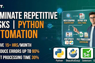 automate your business workflows and repetitive tasks with python