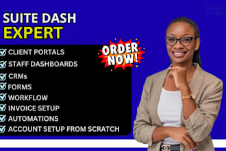 automate your suitedash portals, dashboard, flows, form, CRM